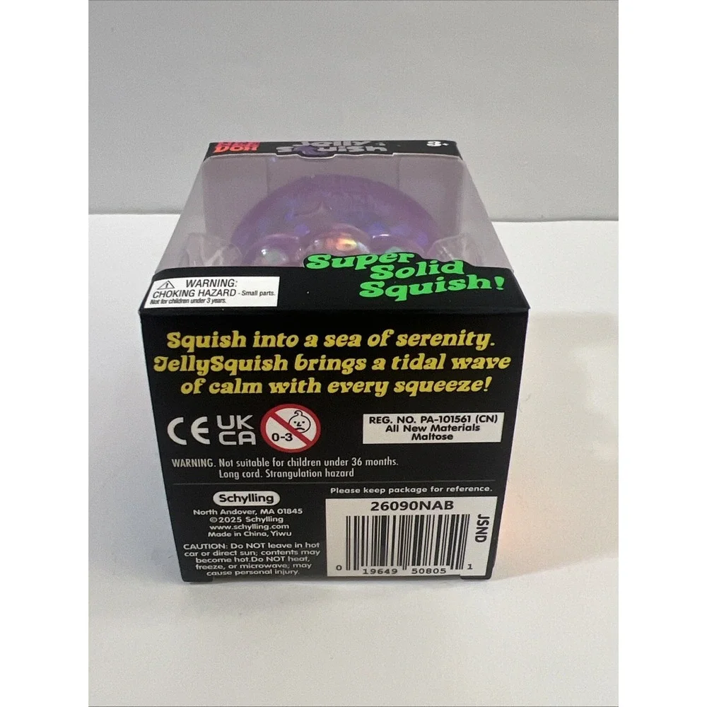 New Nee Doh Needoh Purple Jellyfish Jelly Squish Squishy Sensory Toy Schylling